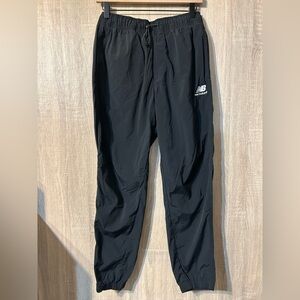 New Balance Black Athletic Pants with Logo Size Medium
